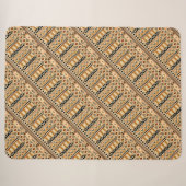 Couverture Sherpa Motif tribal africain (Devant (Horizontal))