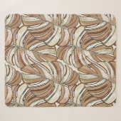 Couverture Sherpa Motif tropical. Conception graphique avec mons ext (Devant (Horizontal))