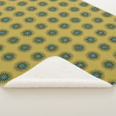Couverture Sherpa Motif Tropical Kiwi (3/4)