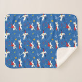 Couverture Sherpa Motif volant Krypto (Devant (Horizontal))