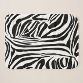 Couverture Sherpa Motif zèbre (Devant (Horizontal))