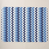 Couverture Sherpa Motif zigzag 1 (Devant (Horizontal))