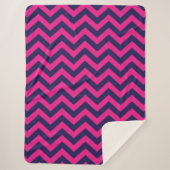 Couverture Sherpa Motif Zigzag 5 (Devant)