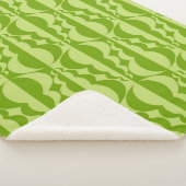 Couverture Sherpa motifs Abstraits contrastant. Géant plat, simple (3/4)