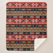 Couverture Sherpa Motifs africains, motifs orientaux jeter l'oreille (Devant)