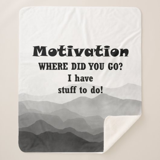 Couverture Sherpa Motivation Amusante Où Es-Tu Allé ? Devis (Devant)