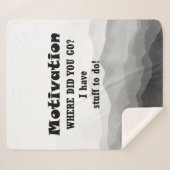 Couverture Sherpa Motivation Amusante Où Es-Tu Allé ? Devis (Devant (Horizontal))