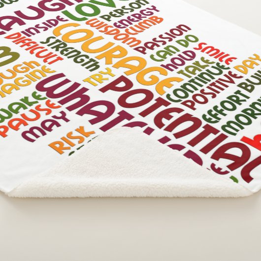 Couverture Sherpa Motivation Mots pour encourager positif (3/4)