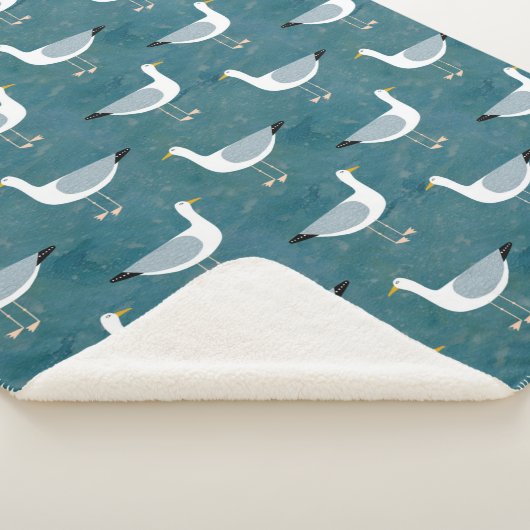 Couverture Sherpa Mouettes marines (3/4)