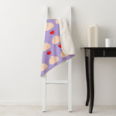 Couverture Sherpa Moyenne Ube Amour de Raviole (En situation)