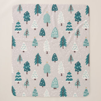 Couverture Sherpa Mug de Noël scandinave mignon