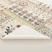 Couverture Sherpa Mughal Floral Paisley : Ethnic Digital Elegance. (3/4)