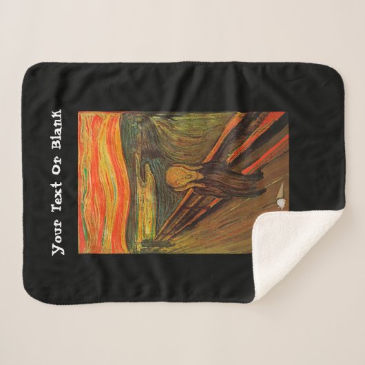 Couverture Sherpa Munch - Le cri de glace (Devant (Horizontal))