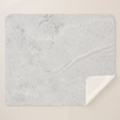 Couverture Sherpa Mur ciment pierre texture propre (Devant (Horizontal))