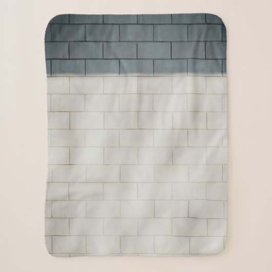 Couverture Sherpa Mur en brique blanche (Devant)