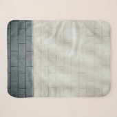 Couverture Sherpa Mur en brique blanche (Devant (Horizontal))