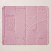 COUVERTURE SHERPA MUR EN BRIQUE PEINTE ROSE (Devant (Horizontal))