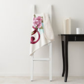 Couverture Sherpa Musical treble clef notes with sakura flowers (En situation)