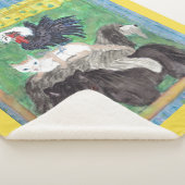 Couverture Sherpa Musiciens de Brême Town - Aquarelle (3/4)