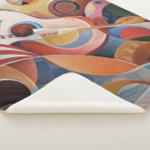 Couverture Sherpa Musique artisanale peinture Abstraite (3/4)