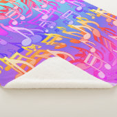 Couverture Sherpa Musique Belle Notes de Musique Tourbillonnantes Co (3/4)