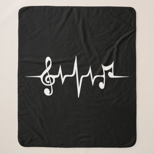Couverture Sherpa Musique Notes d'impulsions Clé Fréquence Wave Soun (Devant)