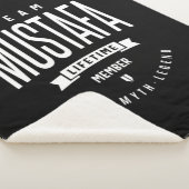 Couverture Sherpa Mustafa Nom personnalisé Cadeau Anniversaire (3/4)