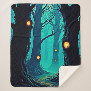 Couverture Sherpa Mystère de la forêt Imaginaire foncé