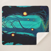 Couverture Sherpa Mystère de la forêt Imaginaire foncé (Devant (Horizontal))