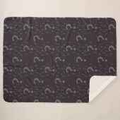 Couverture Sherpa Mystère question marque énigme puzzle gris (Devant (Horizontal))