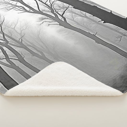 Couverture Sherpa Mysterious Foggy Forest Path (3/4)