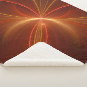 Couverture Sherpa Mystique Abstrait Fractal Art Moderne Couleurs cha (3/4)