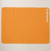 Couverture Sherpa Namaqua orange nom de la couleur (Devant (Horizontal))