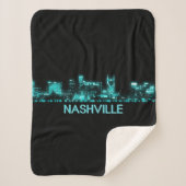Couverture Sherpa Nashville Skyline (Devant)