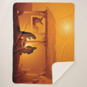 Couverture Sherpa Nativité Bébé Jésus Marie Joseph Noël (Devant)