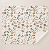 Couverture Sherpa Nativité chrétienne de Noël (Devant (Horizontal))