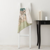 Couverture Sherpa Nativité de Noël de l'aquarelle (En situation)