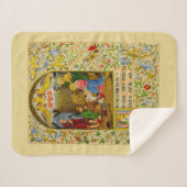 Couverture Sherpa Nativité | Un enfant vous est né aujourd'hui (Devant (Horizontal))