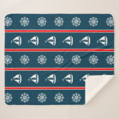 Couverture Sherpa Nautical design (Devant (Horizontal))