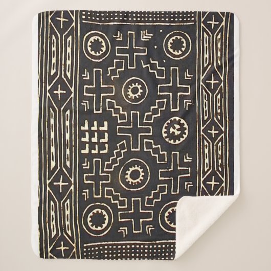 Couverture Sherpa NAVAJO 1800s SADDLE BLANKET REPRINT SHERPA BLANKET (Devant)