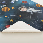 Couverture Sherpa Navette d'astronaute spatiale personnalisée (3/4)