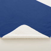 Couverture Sherpa Navy Personnalisée avec Nom Pers (3/4)