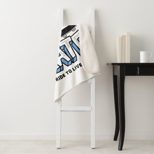 Couverture Sherpa Né à Skate Ride pour vivre (En situation)