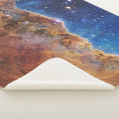 Couverture Sherpa Nebula Carina Bleue/Orange | JWST (3/4)