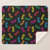 Couverture Sherpa Neon Classic Lunettes de soleil Motif (Devant (Horizontal))