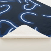 Couverture Sherpa Neon Hearts Blue (3/4)