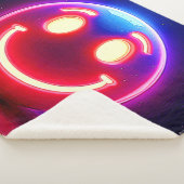 Couverture Sherpa Neon Smile : Joyeux Feu (3/4)
