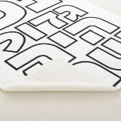 Couverture Sherpa Nes Gadol Haya Sham - Hébreu Dreidel Chanukah (3/4)