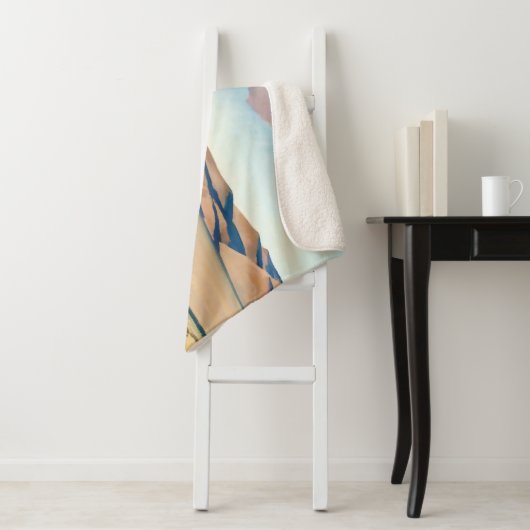 Couverture Sherpa "Nevada Hills" par Maynard Dixon (En situation)