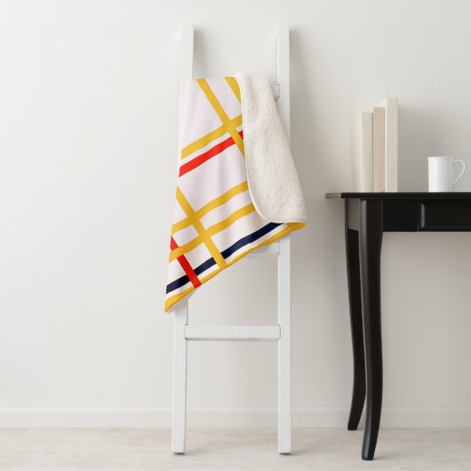 Couverture Sherpa New York | Piet Mondrian | (En situation)